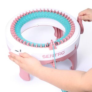 Other Arts and Crafts Manual Automatic Knitting Machine DIY Wool Crochet Scarf Sweater Adult Children Hats Socks Artifact Tools 224048 Need 230625