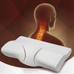 Pillow soft Orthopedic Latex Magnetic White Color Neck Slow Rebound Memory Foam Health Cervical size in 5030CM 230626