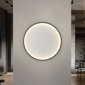 Wall Lamps Modern Led Lamp Round Creative Cookies Design Lights For Living Room Corridor Bedroom Balcony Home Fixture Indoor Lighting