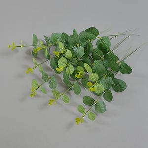 100pcs Eucalyptus Stems Decor Artificial Eucalyptus Leaves Faux Greenery Branches for Wedding Centerpiece Flower Floral Arrangement Farmhouse Home Decoration