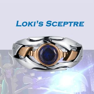 Solitaire Ring Lokis Scepter Infinity Mind Stone 925 Sterling Silver Engagement Ring 230626