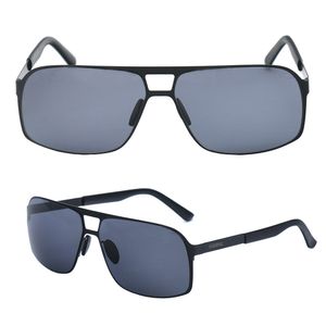 Óculos de sol masculinos e femininos de marca de moda, lentes Polaroid avançadas de metal redondo de 15 cores, armação de metal retrô, verão, óculos de lazer de praia ao ar livre