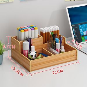 Organizzatore della scrivania dei possessori per portatatte per scrivania di penne stabili per forniture scolastiche Office di cartoleria Kawaii e scatola di stoccaggio per la casa