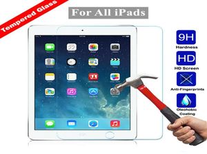9H Premium Tempered Glass Screen Protector Film For iPad Pro Air 4 Air4 109 2020 11 7 8 102 105 97 2018 Mini 2 4 5 6 Without P6486521