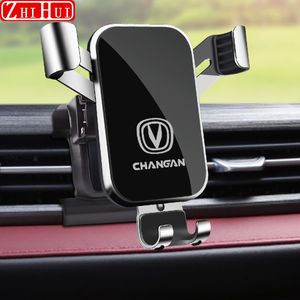 Bilens mobiltelefonhållare IR Ventlet Clip GPS Gravity Navigation Bracket för Changan CS75 Plus 2018-2023 Auto Accessories