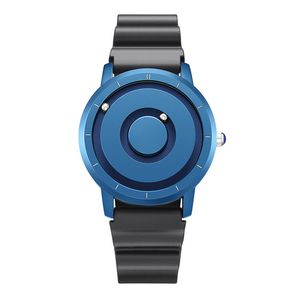 Innovativa tendenza studente sfera d'acciaio online celebrità metallo uomini e donne moda sport orologio al quarzo orologio in acciaio blu Tik Tok