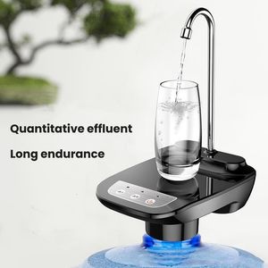 Water Pumps Universal Water Dispenser Pump Automatic USB Water Pump portable Table Bucket Wireless Electric Drinking Water Pump 230627