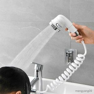 Bathroom Shower Heads Shampoo Bed Pressurized Water Stop Shower Head Hair Salon Barber Shop Faucet Mode Nozzle Bathroom Accessories R230627