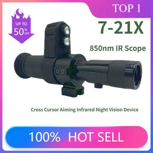 Telescope Binoculars 850nm Cross Cursor Aiming Infrared Night Vision Device Tactical HD Search Sighting Tescope Set Monocular IR Hunting Tescope HKD230627