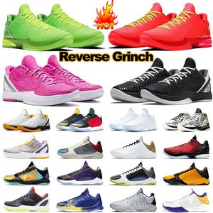 Kobe 6 Protro Grinch Баскетбольные кроссовки Мужчины Брюс Ли What If Lakers Big Stage Chaos 5 Rings Мужские кроссовки Спортивные кроссовки