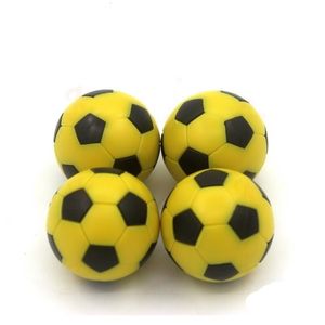 フーズボールフーズボールボールイエローブラックサッカーテーブルボール-36 mmエコマテリアルと特別なデザインベビーフットテーブル230626