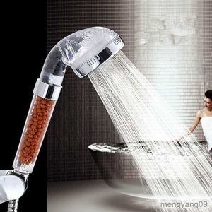 Banyo Duş Başlıkları ZhangJi Yüksek Basınçlı Anyon Duş başlığı Yedek filtre topları Duş El Su Tasarruflu Duş Başlığı R230627