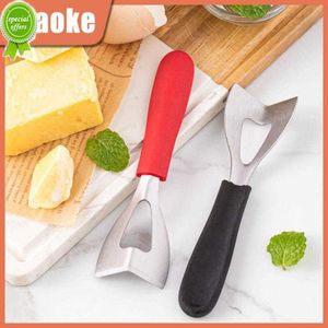 Nova faca de cortar manteiga fatiador de queijo para cortar espátula faca de manteiga raspar cortador de manteiga de uso doméstico em aço inoxidável