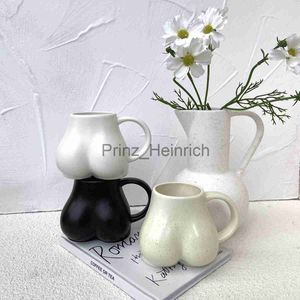 Tazze Forma del corpo Tazza da caffè Donna divertente Corpo Culo Forma di culo Caffè Latte Tazza Nordic Tavolo da pranzo Decor Accessori Regali Tazze di ceramica J230627