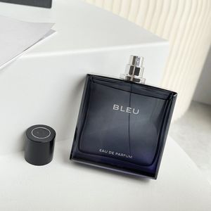 كولونيا رجالي 100 مل عطر BLEU أو دو برفوم تواليت رائحة تدوم طويلاً ماركة Man Pour Homme Spray كولونيا شحن مجاني