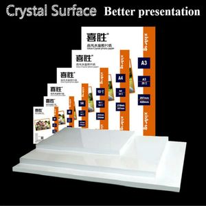 Paper Crystal High Gloss Printer Photo Paper A3 A4 40 Sheets Photo Paper Highlight Inkjet Printing Waterproof Printer Photo Paper