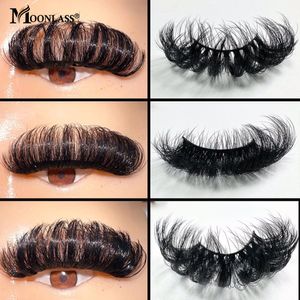 False Eyelashes Lashes Mink Fluffy Russian Strip Extension Supplies Wholesale 1822MM Box Package Makeup D Curl 230627