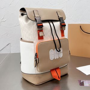 2023 Klassischer, lässiger Leder-Schultern-Herrenrucksack, Designer-Rucksack, Coac Track, Computer-Taschen, Tragetaschen, Geldbörse, Handtaschen, Gürtelriemen, Verbundwerkstoff, hochwertige Tasche, Größe 40 x 29 cm