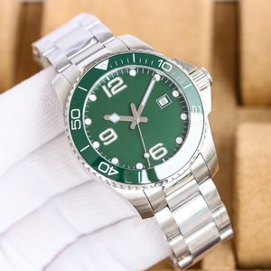 Ceramika Watch Watch Watches 2824 Automatyczny ruch mechaniczny 43 mm szafirowe światło na rękę Wodoodporne pływanie 904L Stal nierdzewna Montre de Luxe