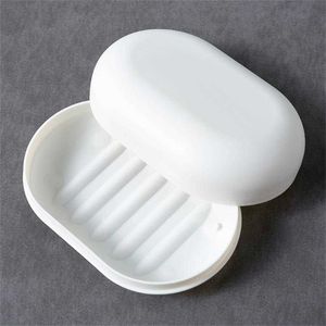 New PP Creative Travel Soap Box Portable Soap Box Anti-falling Drain Dishes 11.27.53.8cm Thick Delicate