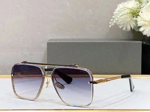 Модные солнцезащитные очки рама Dita Mach Six Top Original Designer для Mens Man Fashion Retro Luxury Brand Design Женщины солнцезащитные очки металл с коробкой