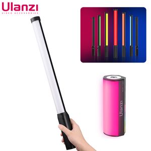 Other Flash Accessories Ulanzi iLight VL119 RGB Handheld Light Wand LED Stick 25009000K Pography Lighting Magnetic Tube for Video Vlog 230626