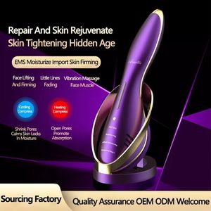 Ansiktsmassager Skin åtdragning Firma Machine Skincare Tools For Face High Frequency Device LED FACE MASSAGER FÖR KALT OCH 230626