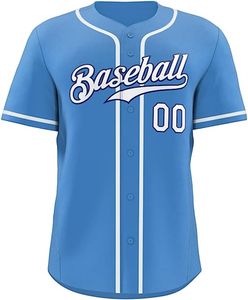 Camisa de beisebol personalizada costurada à mão bordado à mão camisas masculinas jovens qualquer nome qualquer número tamanho grande misturado branco 2706012