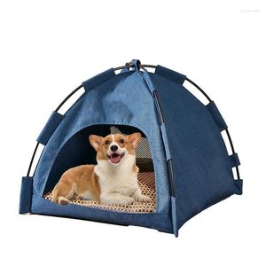 Hundbilsäte täcker husdjur teepee katt tält utomhus hundar hus bärbara hus 42 38 cm burstaket för valp