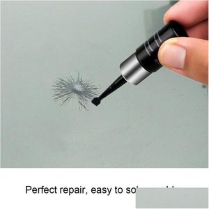 Инструменты для чистки автомобилей Motive Glass Nano Repair Solution Набор для жидкости для окон Crack Scratchcar Drop Delivery Мобильные мотоциклы Уход Dhdg3