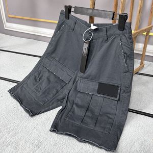 Men's designer stone brand islande shorts Pockets Work Five-piece pants Womens summer Sweatpants Multi-function thigh pants Short 750