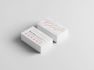 Cartões Carddsgn Modelo de cartão de fidelidade personalizado Cartão de recompensas de beleza Obrigado por seu pedido Cartões Lash Nails Depilação Salão de beleza Maquiagem