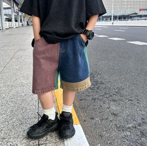 ショートパンツ服服2023年春の夏の男の子ファッションオールマッチパンツベイビーシンスタイルカジュアルデニム230626