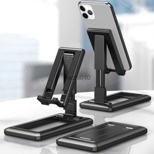 Tablett Mobiltelefon Desktop Phone Stand Portable Phone Holder för iPhone iPad Xiaomi Desk Bracket Laptop Stand L230619