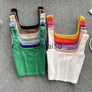 Kvinnors t-shirt tank topp kvinnor sexig backless y2k topp smal passform bott blusa solid skörd topp ärmlös camis mujer j230627