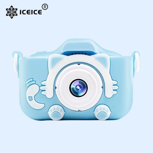 Connettori Macchina Fotografica Per Bambini Cute Baby Toys Cat 2020 Nuovo Mini Telecamere Digitali HD 2000w Schermo Ips per Bambini Ragazzi Ragazze Compleanno regalo di Natale