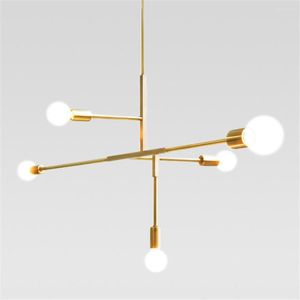 Kronleuchter Innen LED Modern Kronleuchter Innendekoration Heimbeleuchtung Kreatives Design Wohnzimmer Schlafzimmer Lampe / AC 220V Warmes Licht