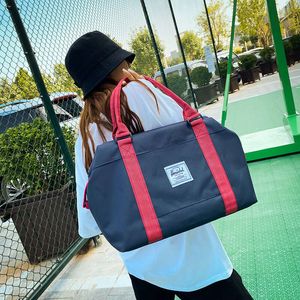 Bolsa esportiva e fitness, à prova d'água, bolsa de viagem de curta distância de grande capacidade, bolsa de bagagem de lazer, bolsa de ioga de separação seca e molhada