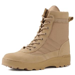 Botas Xiaomi YouPin Men Botas Militares Táticas Desert Combate Botas do Exército Novas Botas de caminhada ao ar livre Sapatos de sapatos masculinos com segurança