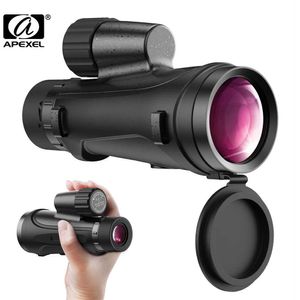 Binóculos telescópicos APEXEL 12x50 Poderoso Tescópio Monocular ED Prium Dispersão Extra-Baixa À Prova de Nevoeiro de Longo Alcance BAK4 Monoc para Caça Caminhadas HKD230627