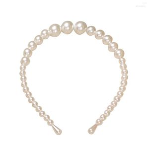 Hair Clips Birthday Fashion Elegant Women Girls Simple Wedding Party Gifts Make Up Accessories Sweet Pearl Headband Artificial Elastic