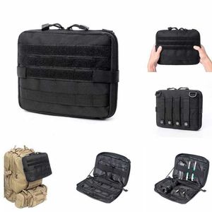 Multi-function Bags Molle Tactical Nylon Tool Bag Military Tactical Medical First Aid Pouch Multifunction Camping Hiking Hunting Backpack AccessoryHKD230627