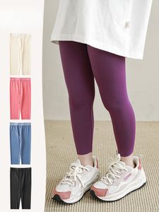 Byxor 2023 Girls 'Summer Leisure Pants Children's Versatile Underpants Elastic Midje 4 6y 7 12y 230626