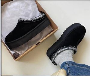 Designer Australia platforma Snow But Womin Winter But Projektanci kostki buty Tazz Buty kasztanowe czarne ciepłe futra kapcie w australijskie botki Tasman 4CM 35-43