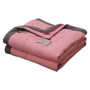 Set di biancheria da letto Trapunta estiva Lavabile Solido Copriletti sottili Trapunta Coperta leggera in microfibra 110x150 cm 230626