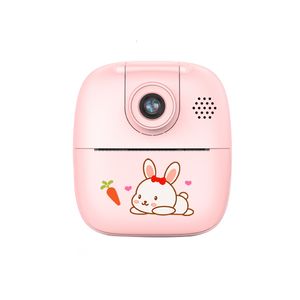 Toy Cameras Children's Instant Print Camera 1080P Selfie Video Child For 412 Years Kids Girls Boys Brithday Gift 230626