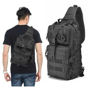 Multi-function Bags Military Tactical Assault Pack Sling Backpack Waterproof EDC Rucksack Bag for Outdoor Hiking Camping Hunting Trekking TravellingHKD230627