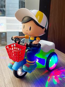 Funny Toys Stunt-Dreirad 01, 12 Jahre alt, Sound, bewegt Kinder, Babys, Jungen und Mädchen, elektrisches Tanzen, 230626