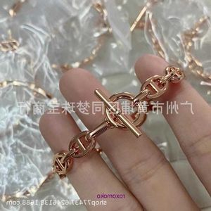 8A Quality Designer Bracelets H home for sale Pig Nose Smooth Face Bracelet Light Luxury and Exquisite kelys Rose Gold Sweet Personality Cool Fashio With Gift Box R28H