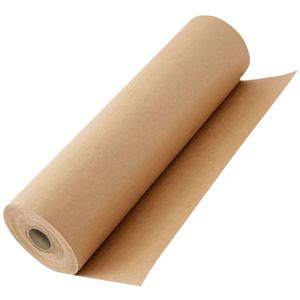 Papel de embalagem Rolo de papel de embrulho branco Warp Kraft Embrulho Rolos de artesanato marrom Faça você mesmo Presentes feitos à mão 230626